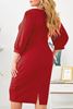 Picture of PLUS SIZE V NECK DRESS